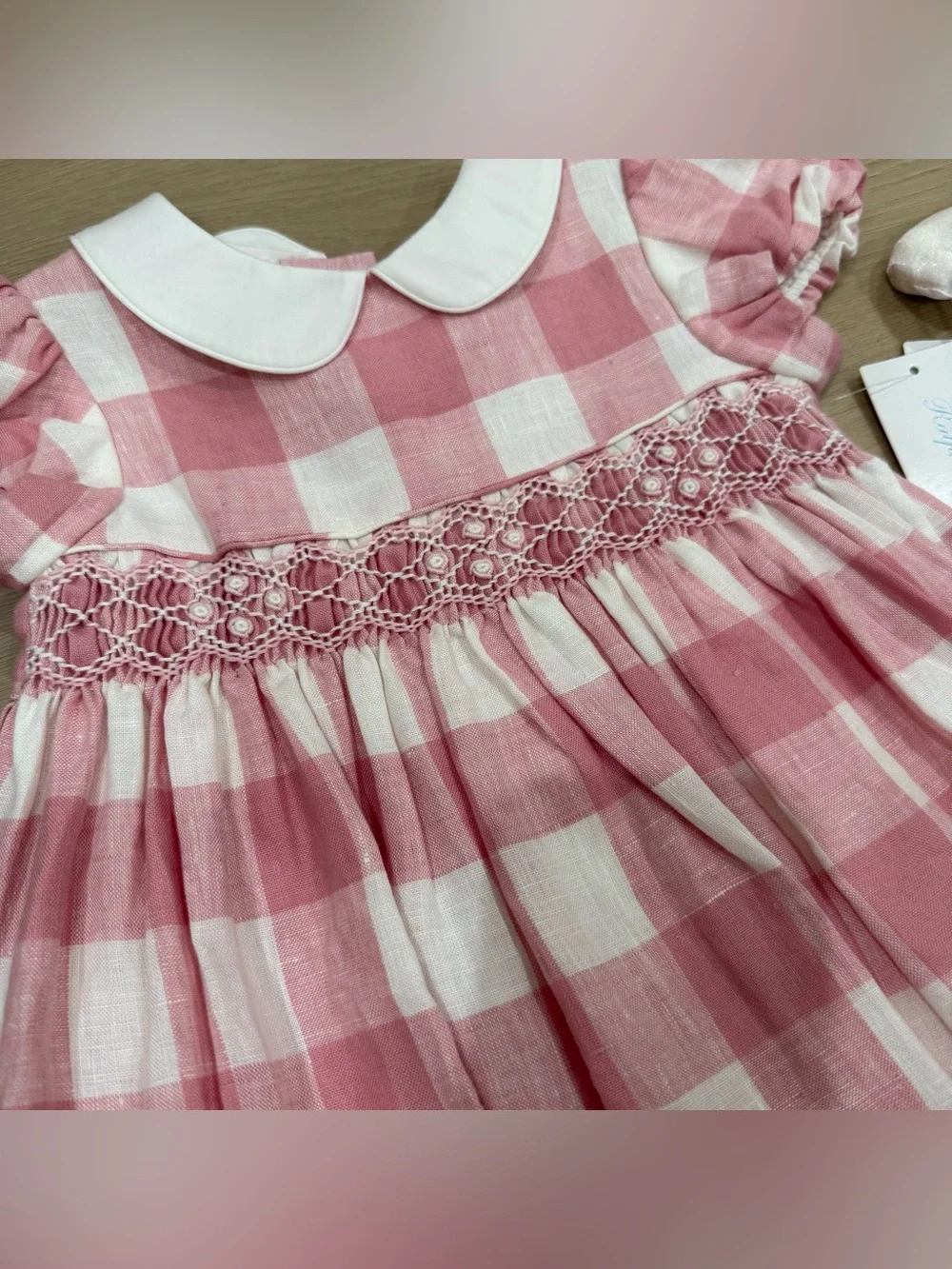 Vintage Ralph Lauren Gingham Baby Dress